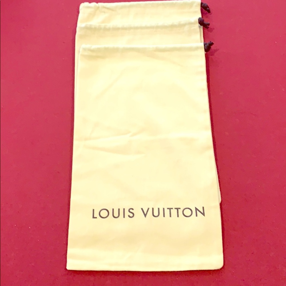 3 Louis Vuitton dust bags